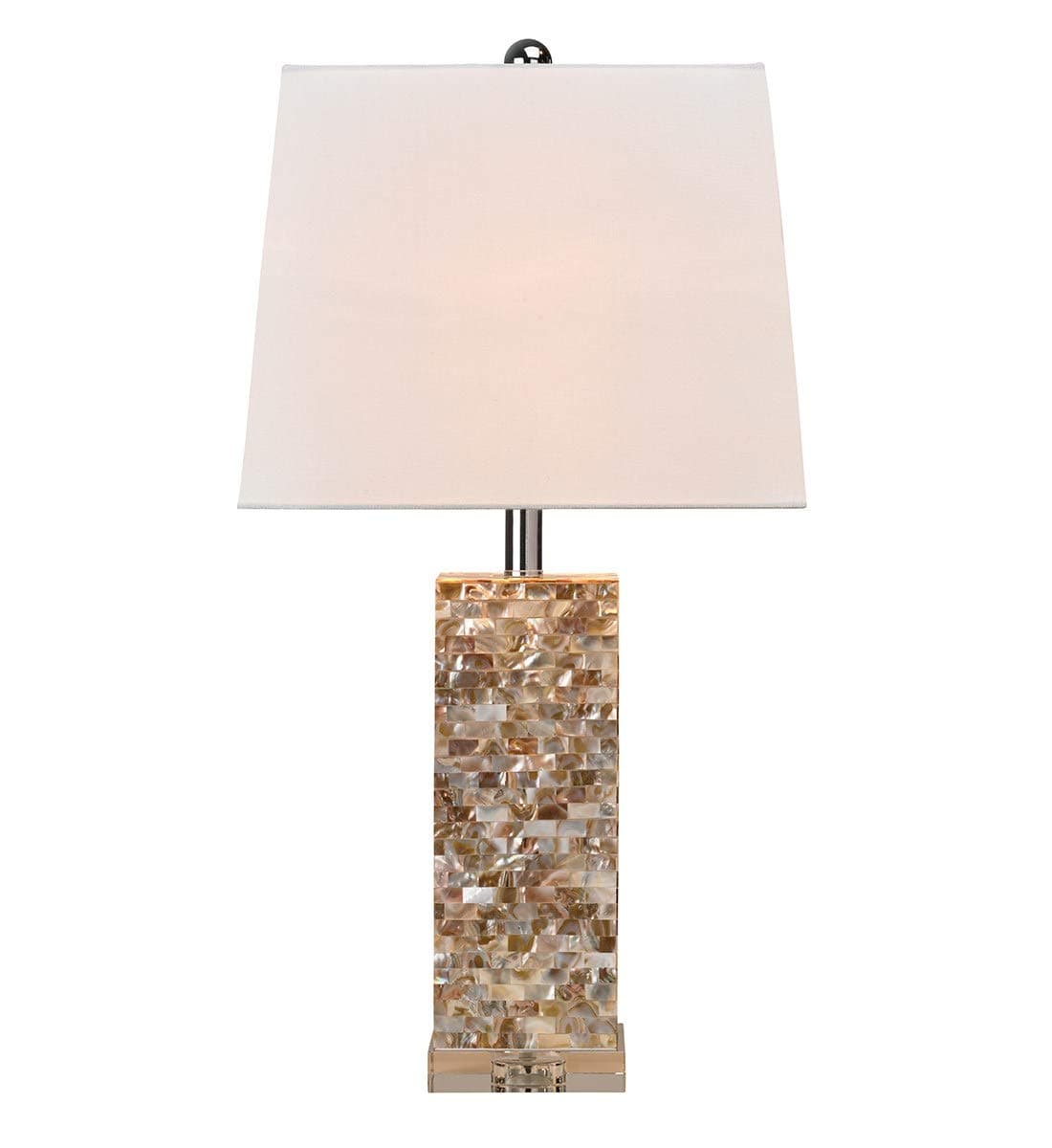 Village At Home Phoebe Table Lamp, Ceramic, E27, Beige