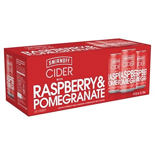 Smirnoff Cider Raspberry & Pomegranate 10 x 330ml
