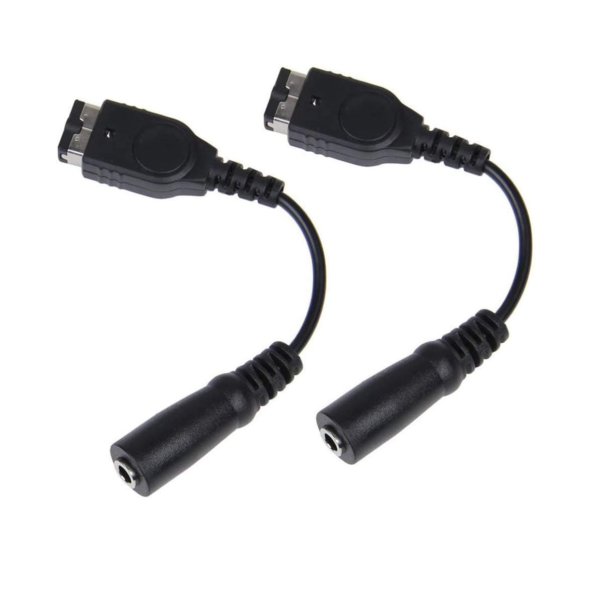 EXLENE 2 Pack 3.5mm Jack GBA SP Earphone Adapter Cable Cord Converter for Nintendo Gameboy Advance SP (8cm)
