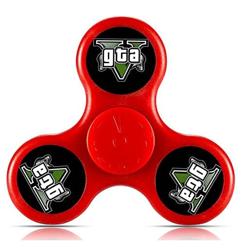 TRYMNHYAS-So Cool GTA_Five_Logo_Black Fidget Spinner High Speed Bearing ADHD Focus Anxiety Relief Toys for Children and Adults