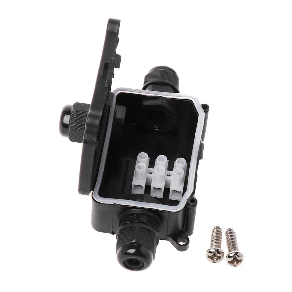 2/3Way Outdoor Waterproof Cable Connector Electrical Junction Box with Terminal 450V