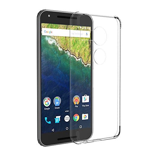 Google Nexus 5X Case, MXX [Transparent] Seamless Clear Hard Back Panel Thin Smartphone Cover + Scratch Resistant + High-Grade + TPU/PC and Ultra Slim [Shock Absorbing, Bumper Case] (Crystal Plate)