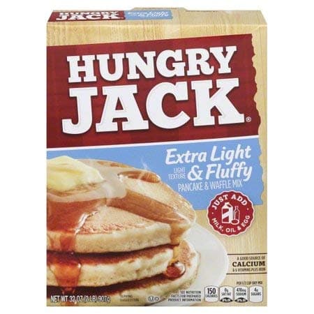Hungry Jack Extra Light & Fluffy Pancake & Waffle Mix, 907g