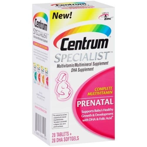 Centrum Specialist Prenatal Complete Multivitamin Supplement, 56 per unit -- 24 per case. by Centerum