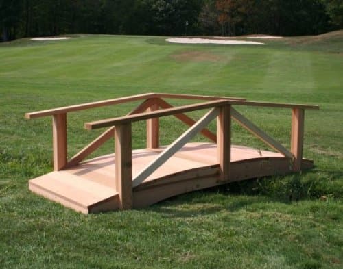 Cedar Pearl River Garden Bridge (144 in.)