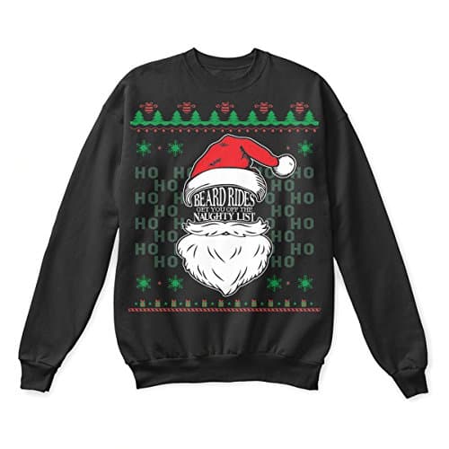 Skiverr Beard Rides Christmas Sweatshirt