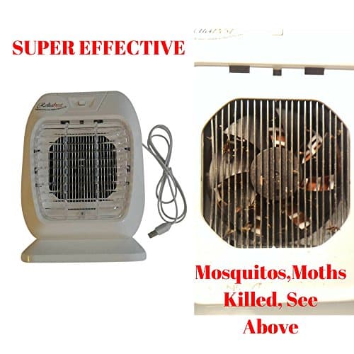 RELIABEST Mosquito Zapper and Electronic Insect Killer - Kill Most Flying Pests or Bugs - Enjoy Your Sleep Today (White)