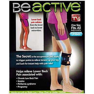ZX Therapeutic Beactive Brace Point Pad Leg Be Active for Back Pain Acupressure Sciatic