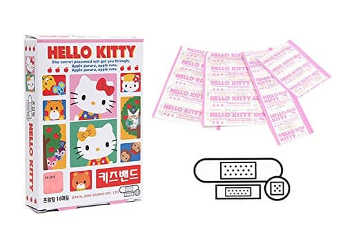 Hello Kitty Band-Aids for Kids - Mixed Size, 16ct per a Pack(5 Packs)