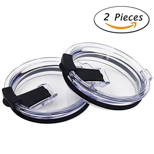 True Leak splash spill proof Lid for Yeti RTIC and other tumblers (20oz, 2 Pack)