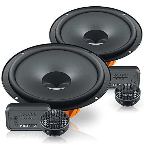 Hertz Dieci Speaker 2-Way Component 165 mm/Boxes for Dodge Challenger 08- Front or Rear Compartment
