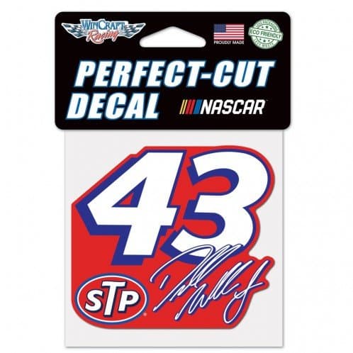Winccraft Bubba Wallace #43 Decal - 4"x4" Die Cut Decal
