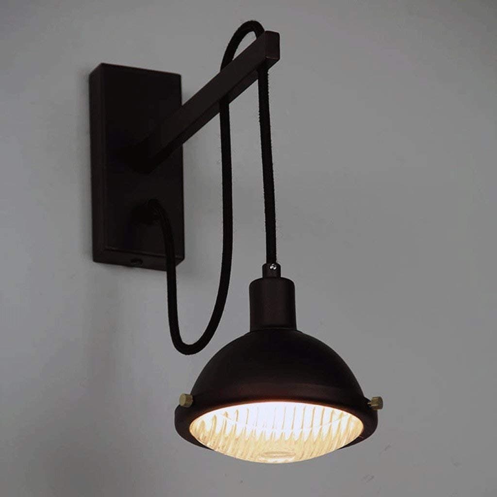 JU Bedside Lamp Corridor Wall Lamp Retro Creative Bar Edison Industrial Motorcycle Headlights