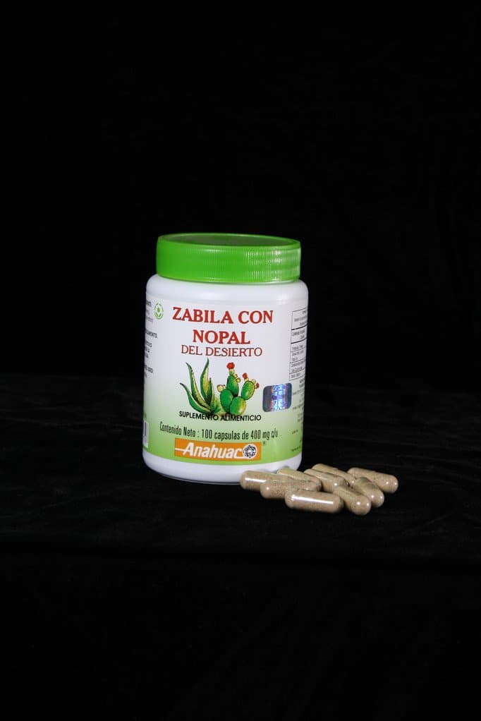Zabila Con Nopal Anahuac Helps Reduce Weight, Regulate Your Digestive System Gastritis and Constipation.