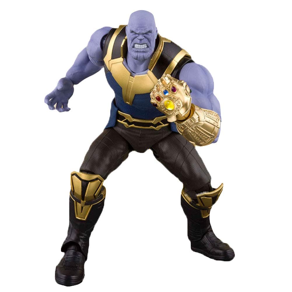 Purple GO2 Marvel Thanos can be Used to do Model Dolls - Color Height About 16cm - pre-Installed in The Plastic Box Figures 6 inches