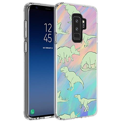 Case for Samsung Galaxy S9 Plus Starlight Dinosaur，ChyFS Phone Case，TPU protective Clear Case