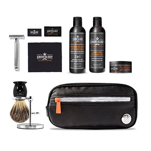 Traditional Complete Shaving Set For Men - Includes Luxury Grooming Items | Classic Wet Shaving Kit