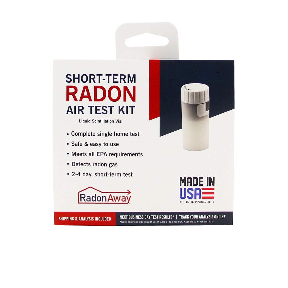 RadonAway® Short-Term Radon Test Kit for Air