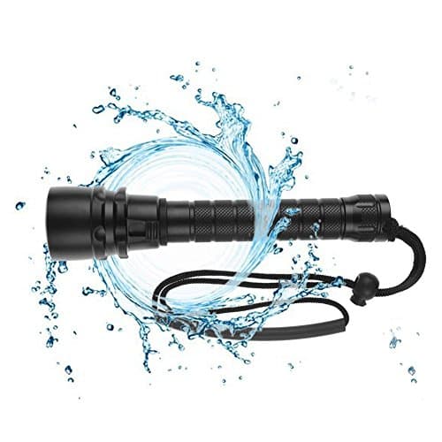 Cree Led Flashlight Pro 100M Waterproof 6000 LM CREE XM-L T6 LED Underwater Diving Flashlight surefire Flashlights
