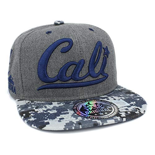LAFSQ Embroidered CALI with California MAP Snapback Cap