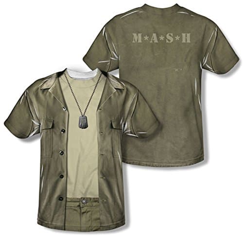 M.A.S.H. - Hawkeye Costume Tee (Front/Back Print) T-Shirt Size XXXL