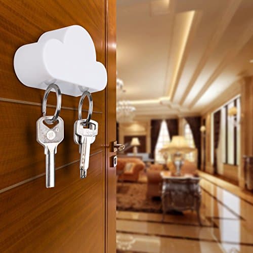 Fairbridge Key Holder, Powerful Magnetic Key Rack, No Falling Magnet Key Hanger For Wall-Strong Adhesive Easy Mount Key Storage Organizer - Great For Home, Office &amp;Car Keys