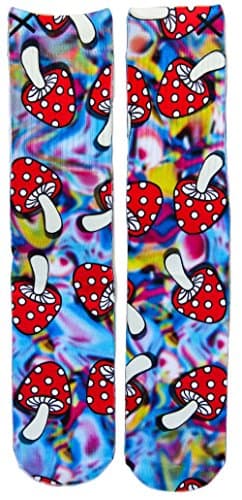 Shrooms Socks - Mushrooms Psychedelic Trippy Socks