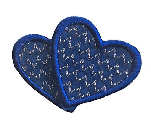 Iron On Patches - Red Heart Patch 5 pcs Iron On Patch Embroidered Applique A-75