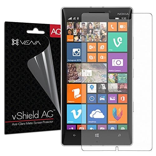 VENA vShield - Nokia Lumia 830 Screen Protector [Anti Glare] Matte Anti-Scratch Shield with Lifetime Replacement Warranty (3 Pack)