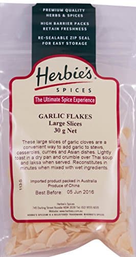 Herbie's Spices Garlic Flakes (Large Slices) - 30g