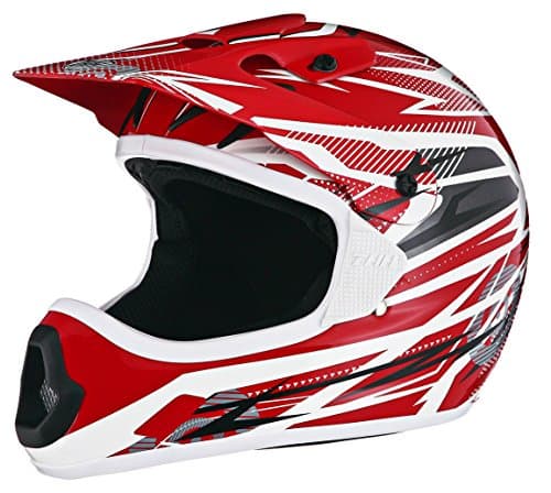 THH TX-10 Bolt Helmet Red and White X-Large