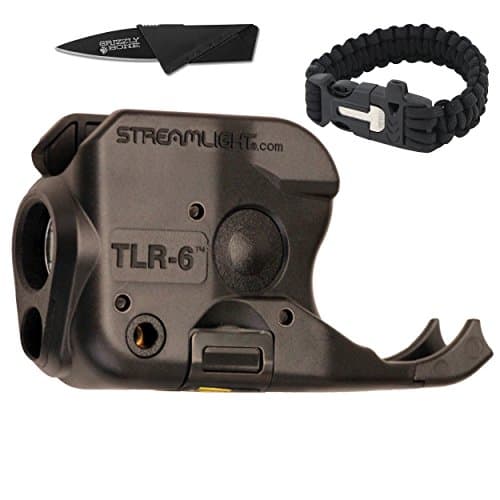 NEW Combo Pack Bright TLR-6 Subcompact Sig P238/938 Tactical Ultimate Flashlight For Zombie Apocalypse Camping Power Outage Survival Kit W/ Free Paracord Bracelet &amp; Credit Card Knife Survival Life