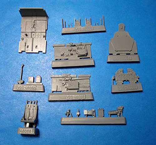 1/48 P-47N Thunderbolt Cockpit Set Vector resin for Academy/Revell: VDS48088