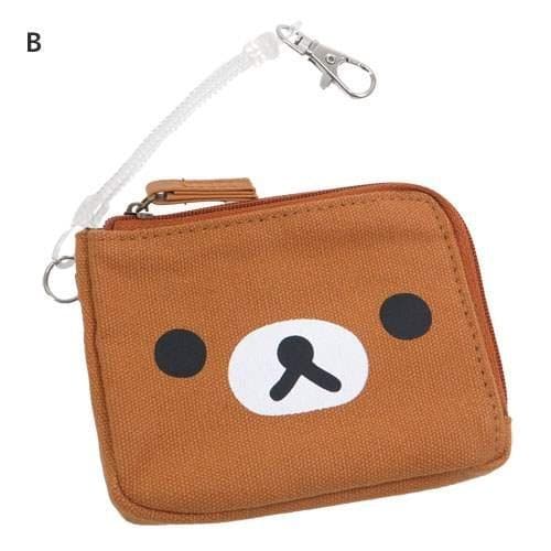 J's Planning San-X Rilakkuma Pass Case w/ Reel K-7030 [B]