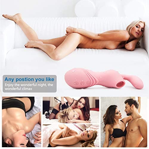 Ultra-Soft Silicone Foreplaying Toys for Couples Intense Multiple Modes Convenient Gay Adult Male Self Pleasure T-Shirt