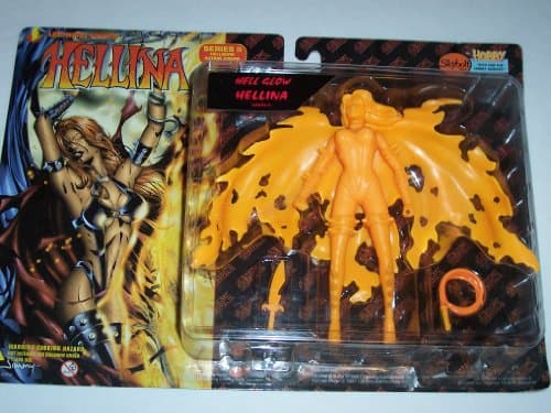 Skybolt Toyz Lightning Comics Hellina Mega Action Figure Series II Hell Glow Hellina Action Figure