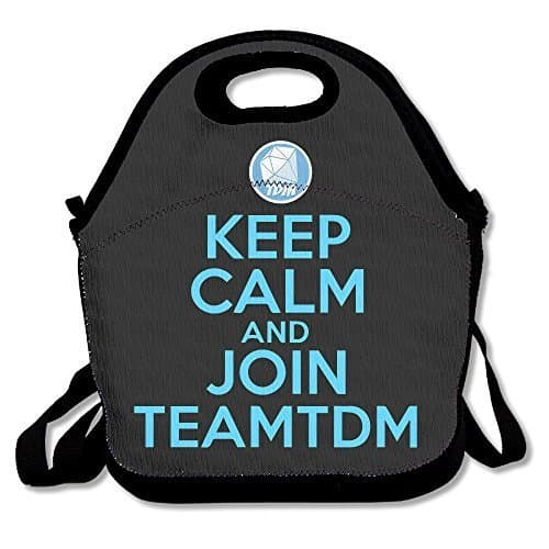 SuperWW Keep Clam And Join Dan Team TDM Lunch Bag Tote Handbag