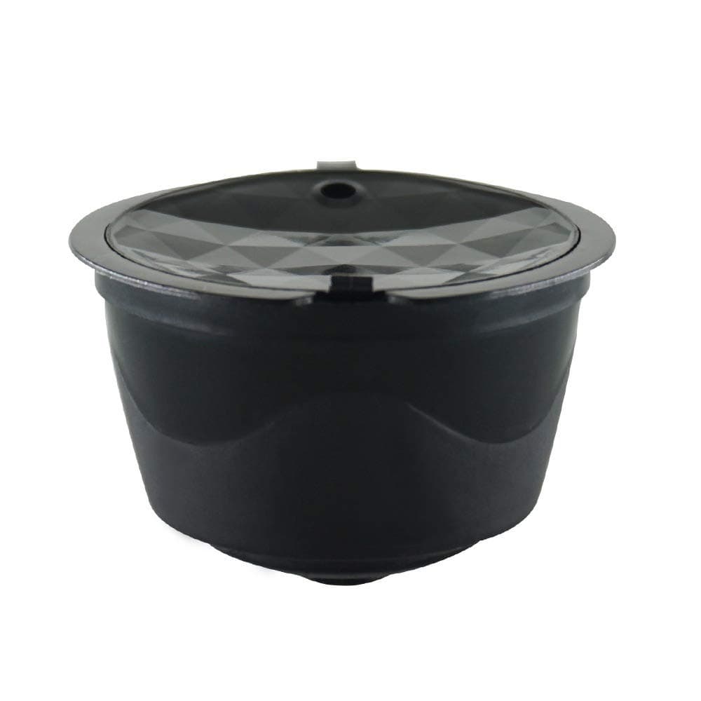 LLZJ 1pcs / pack Dolce Gusto Coffee Capsule Reusable Plastic Compatible with refill Nestle Coffee Filter (Color : Black)