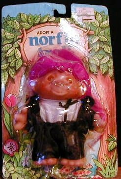Adopt a Norfin Troll "Black Tuxedo" 6"