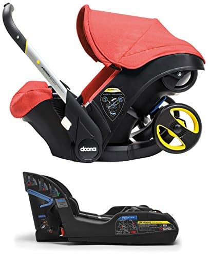 Doona Infant Car Seat & Latch Base – Love (Red) – US Version