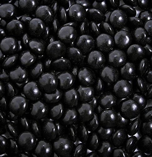 Candy Coated Chocolate Gems - Black (2.5 lb bag) by Georgia Nut