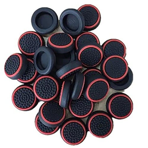 Tempshop Silicone Analogue Controller Controller Joystick Knob Cover for Sony Play PS4 PS3 Xbox One / 360 Controllers 4 Pieces/Set red red