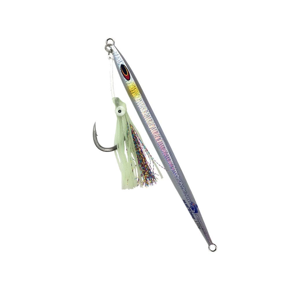 Otomin Speed Vertical Jigging Pitching Lures Glow Fast Falling Jig Saltwater Artificial Lead Metal Jigging Fishing Plugs Baits5.29oz 7.05oz 8.82oz 10.58oz