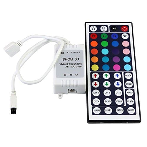 DC 12V 5A LED Switching Power Supply Adapter 44 key Wireless IR Remote Controller with Receiver for 3528 5050 RGB Multicolor LED Light Strips