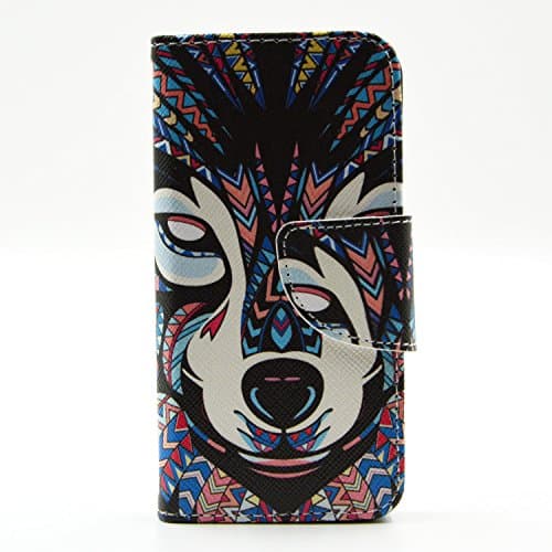 540 Case Microsoft Nokia Lumia 540 Kickstand Case,Bat King Tribe Wolf Design Premium PU Leather Wallet Flip Kickstand Case Cover for Microsoft Nokia Lumia 540