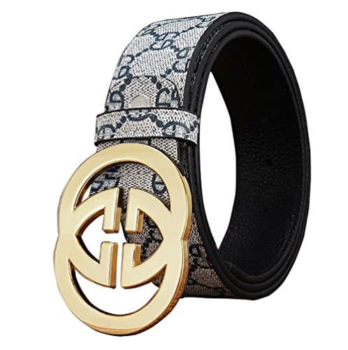 Monogram Leather Belt for Mens and Womens