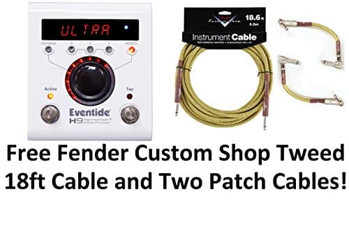 Eventide H9 Harmonizer Guitar Multi-Effects Pedal! Free Fender Cables!