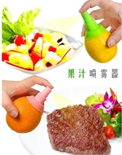 DI AU Creative Juice Juicer Lemon Spray Fruit Tool Sprayer Kitchen Tool