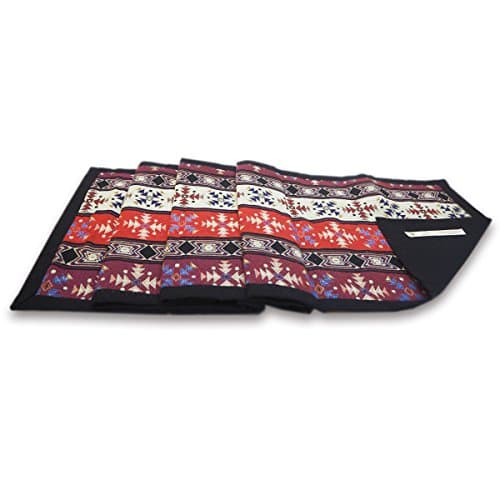 Tamarind Bay 64 Inch Luxury Table Runner with Black Border and Back (Mergoum)