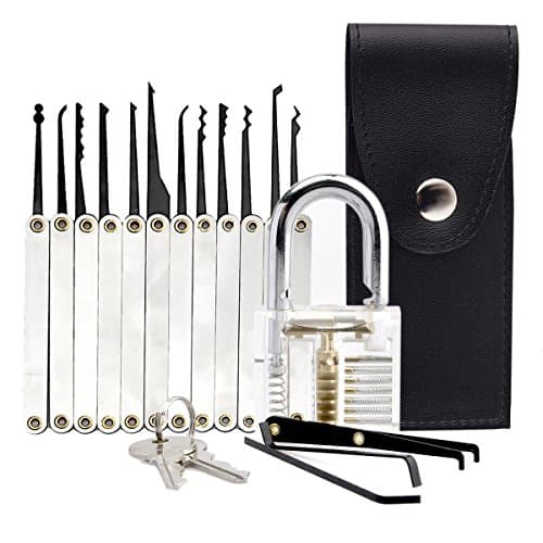 Clear Lock Kit, Maintenance Kit (Set of 15), Hand Tools Set, Gifts for Men